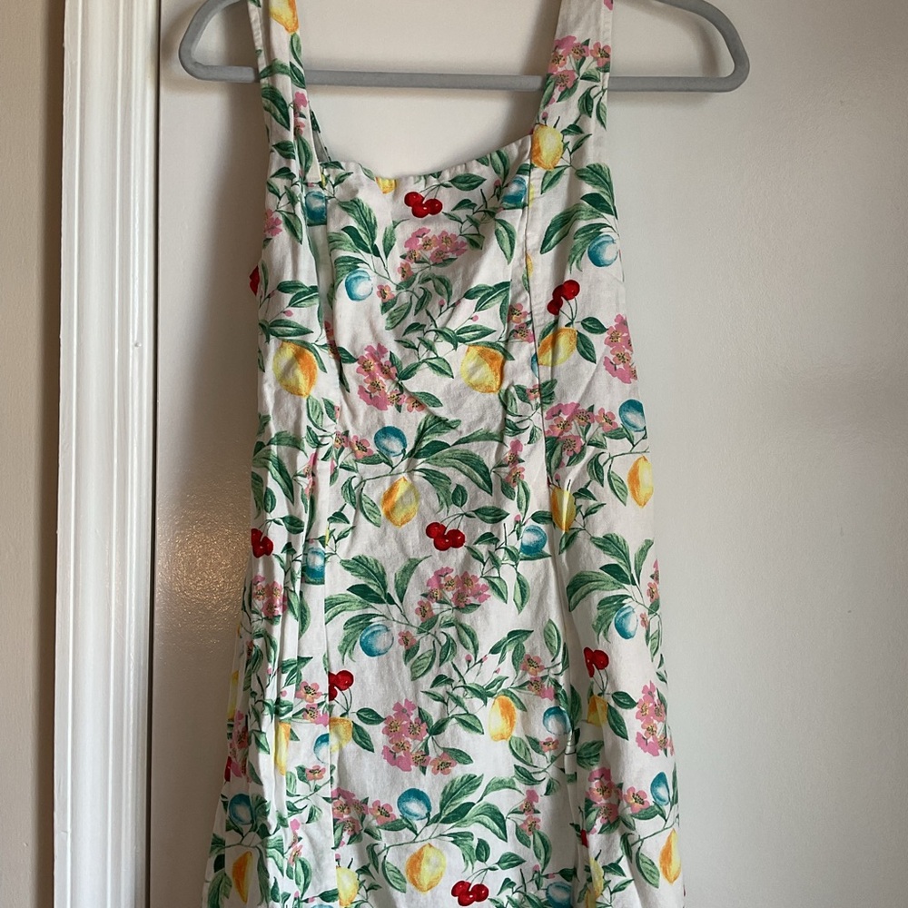 Floral Print Sleeveless Dress